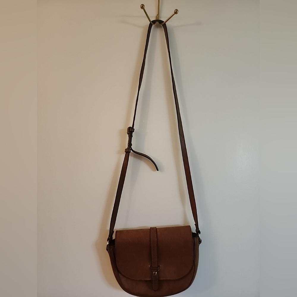 Old Khaki Tori  Lee Saddle Crossbody Handbag